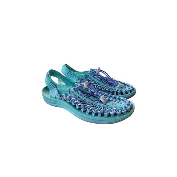 Keen Shoes - Keen Uneek Classic Two Cord Sandals Capri Breeze Teal/Purple Women's 6